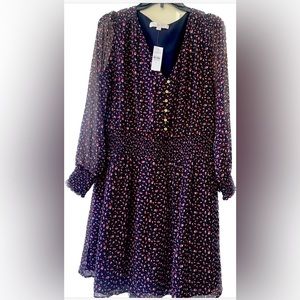 Loft dress, adorable print of ladybugs. Fits big on me therefore selling.